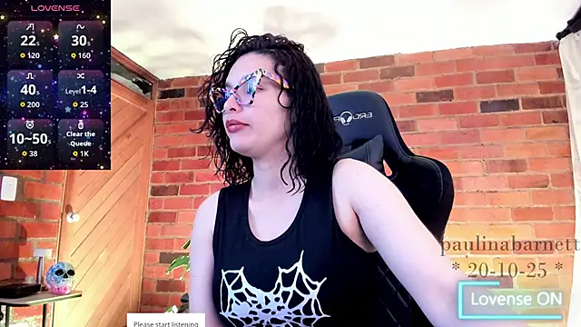 Snapshot of paulinabarnett- chatting on 20, 10, 2025 paulinabarnett- online show from 20, 10, 2025