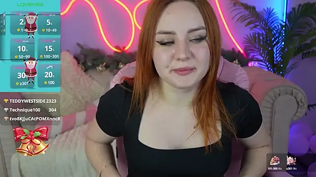 Snapshot of LovelyBell chatting on 21, 12, 2024 LovelyBell online show from 21, 12, 2024