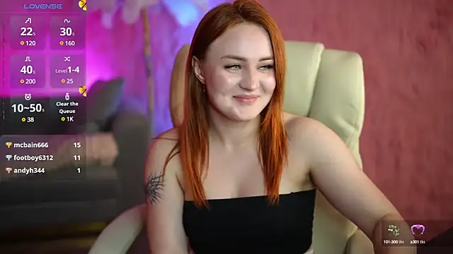 Snapshot of LovelyBell chatting on 14, 3, 2025 LovelyBell online show from 14, 3, 2025