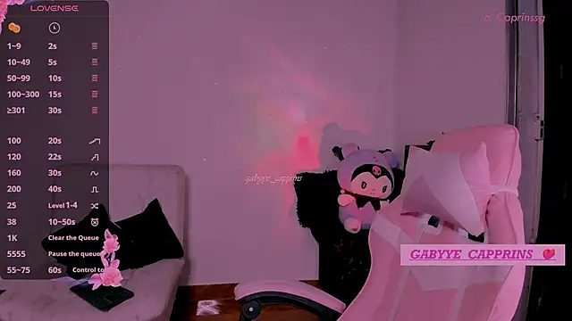 gabyye capprins online show from 11, 4, 2026