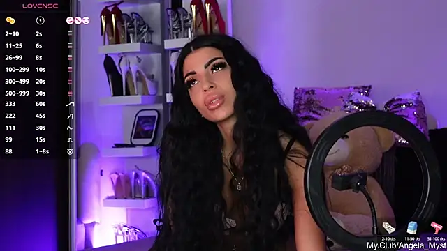 Angela Myst online show from 4, 3, 2026