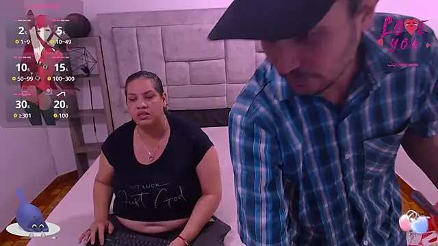 Candy and Jh0n online show from 24, 2, 2026