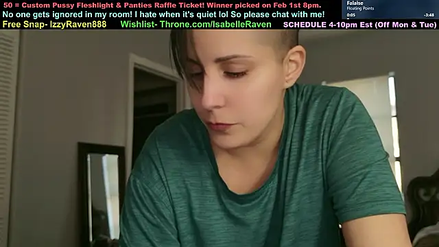 Snapshot of IsabelleRaven chatting on 23, 2, 2026 IsabelleRaven online show from 23, 2, 2026