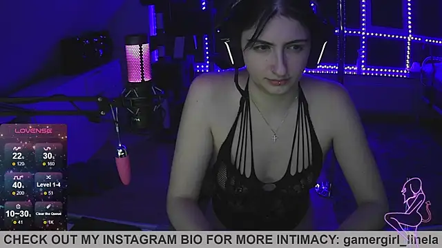 Gamergirl-Linela online show from 9, 10, 2025