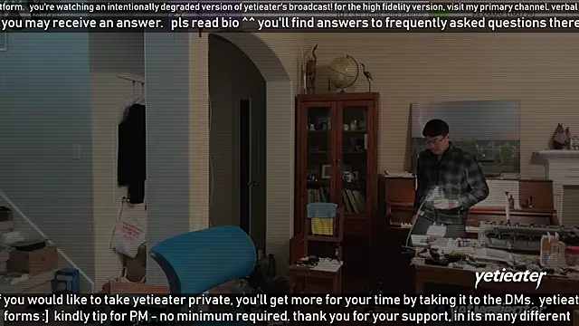 Snapshot of yetieater chatting on 20, 1, 2025 yetieater online show from 20, 1, 2025