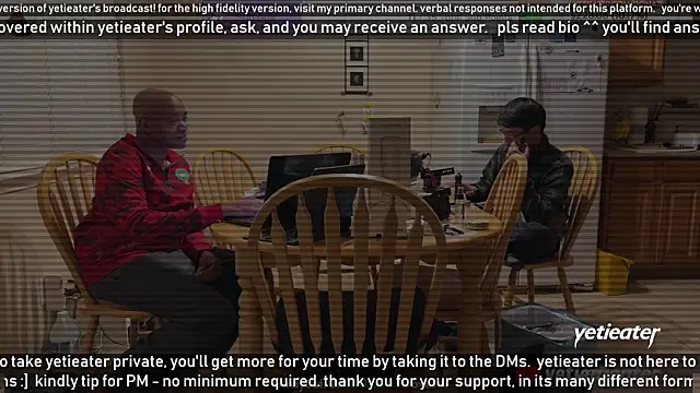 Snapshot of yetieater chatting on 27, 1, 2025 yetieater online show from 27, 1, 2025