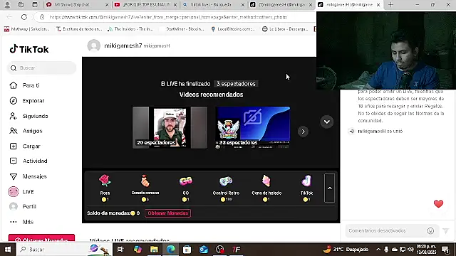 Snapshot of mikigamesH2 chatting on 14, 3, 2025 mikigamesH2 online show from 14, 3, 2025