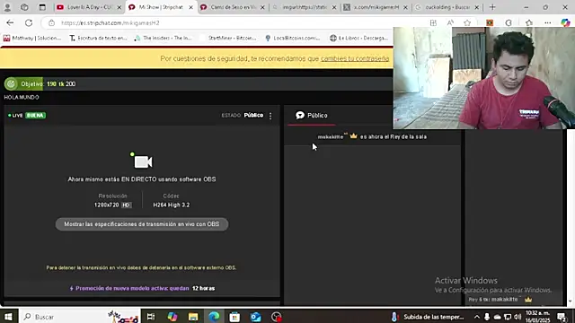 Snapshot of mikigamesH2 chatting on 16, 3, 2025 mikigamesH2 online show from 16, 3, 2025