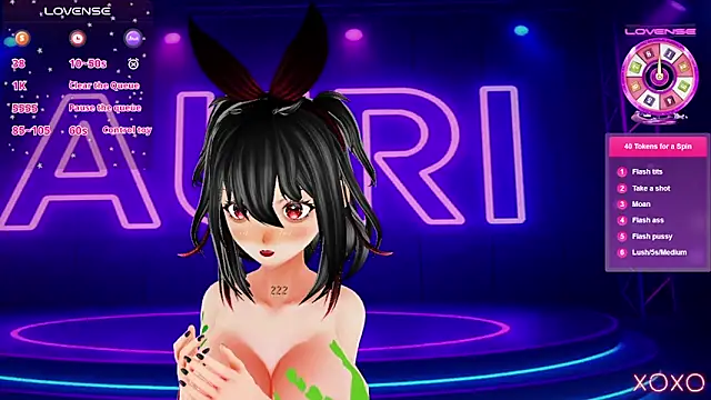 Auri Hikaru online show from 11, 10, 2025
