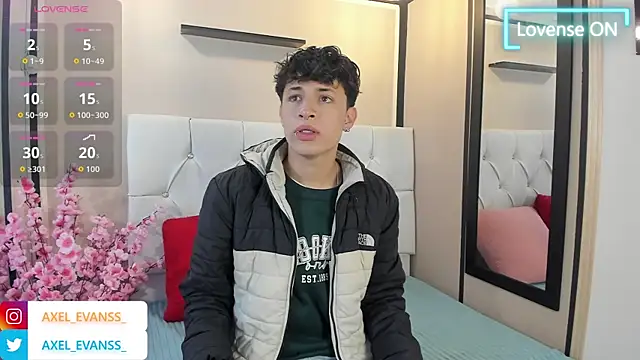 Axel  Evans online show from 29, 9, 2025