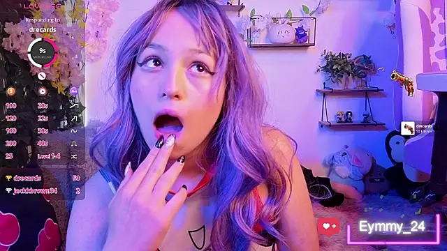 Snapshot of Eymmy_24 chatting on 8, 3, 2026 Eymmy 24 online show from 8, 3, 2026