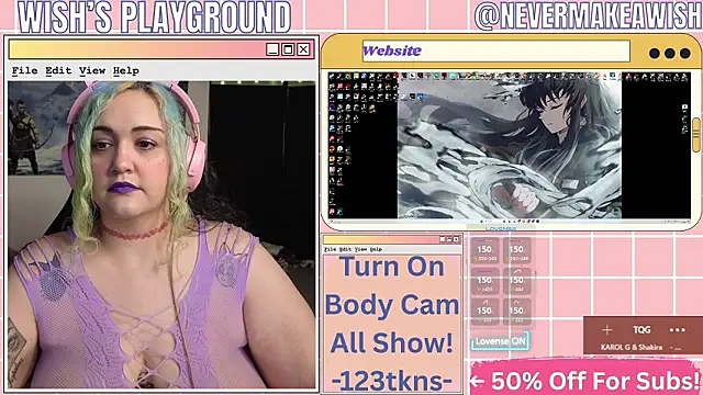 nevermakeawish online show from 15, 3, 2026