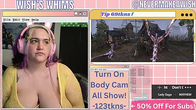 nevermakeawish online show from 8, 7, 2026