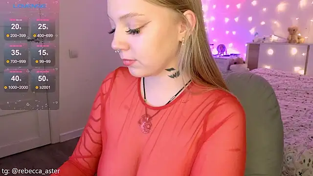 Snapshot of RebeccaAster chatting on 20, 2, 2026 RebeccaAster online show from 20, 2, 2026