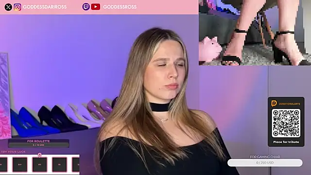 GoddessRoss online show from 7, 11, 2025