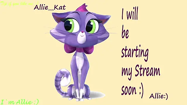 Snapshot of Allie_Kat chatting on 30, 5, 2026 Allie Kat online show from 30, 5, 2026