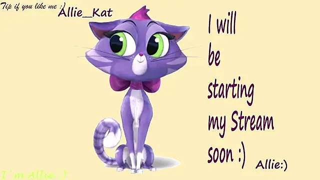 Snapshot of Allie_Kat chatting on 27, 6, 2026 Allie Kat online show from 27, 6, 2026