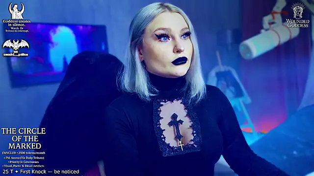 Wounded Goddess  online show from 7, 2, 2026