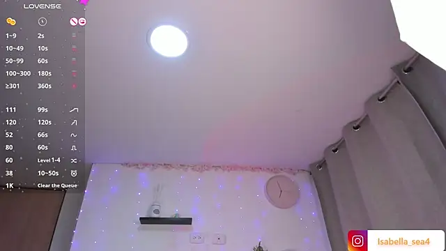 isabella sea  online show from 4, 11, 2025