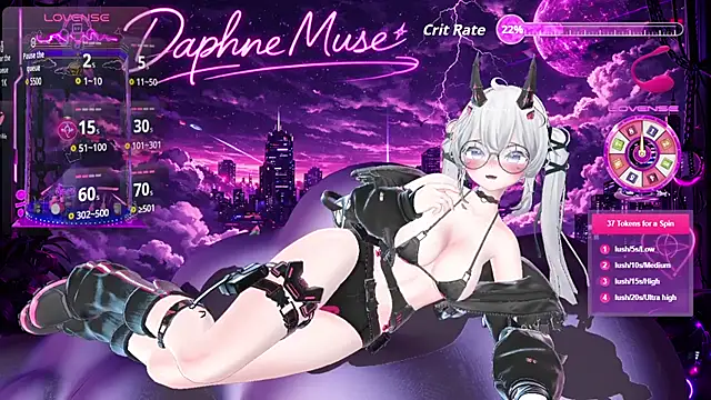Muse Daphne online show from 12, 3, 2026