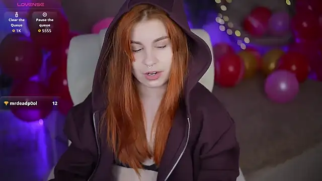 Snapshot of GingerPinky chatting on 5, 2, 2026 GingerPinky online show from 5, 2, 2026