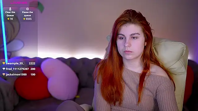 Snapshot of GingerPinky chatting on 12, 2, 2026 GingerPinky online show from 12, 2, 2026