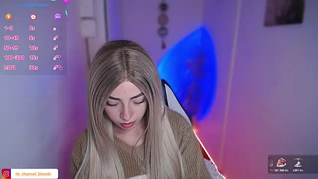 channel blondee online show from 13, 3, 2026