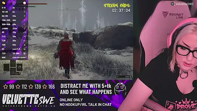 Snapshot of VelvetteSWE chatting on 21, 6, 2026 VelvetteSWE online show from 21, 6, 2026