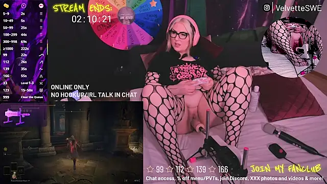 Snapshot of VelvetteSWE chatting on 22, 6, 2026 VelvetteSWE online show from 22, 6, 2026