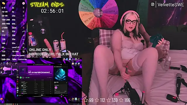 Snapshot of VelvetteSWE chatting on 26, 6, 2026 VelvetteSWE online show from 26, 6, 2026