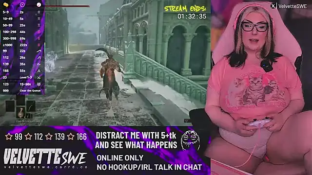Snapshot of VelvetteSWE chatting on 27, 6, 2026 VelvetteSWE online show from 27, 6, 2026