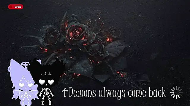 CrimsonVampCouple online show from 6, 2, 2026