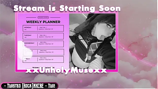 xxunholymusexx online show from 14, 7, 2026