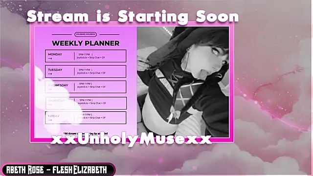xxunholymusexx online show from 16, 7, 2026