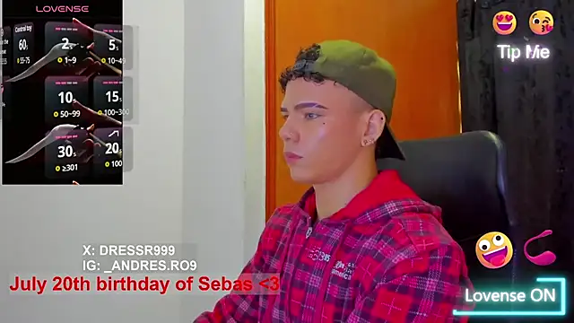 sebascuterouss online show from 19, 7, 2026