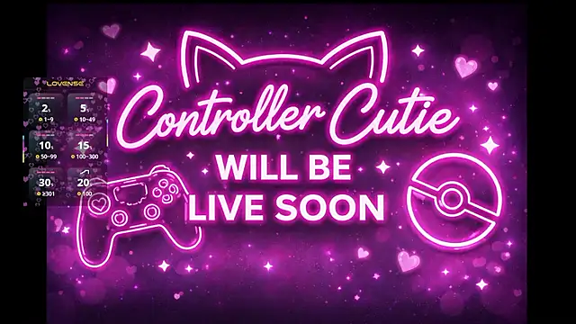 Controllercutie online show from 22, 6, 2026