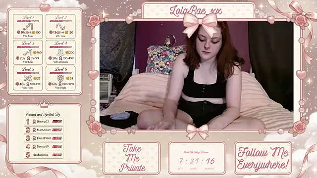 lolarae xx online show from 6, 6, 2026
