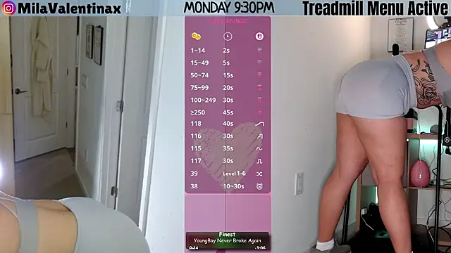 MilaValentina online show from 17, 3, 2026