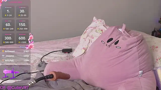 CutieV online show from 3, 12, 2024