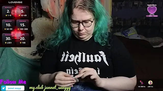 JannetPie online show from 26, 10, 2025