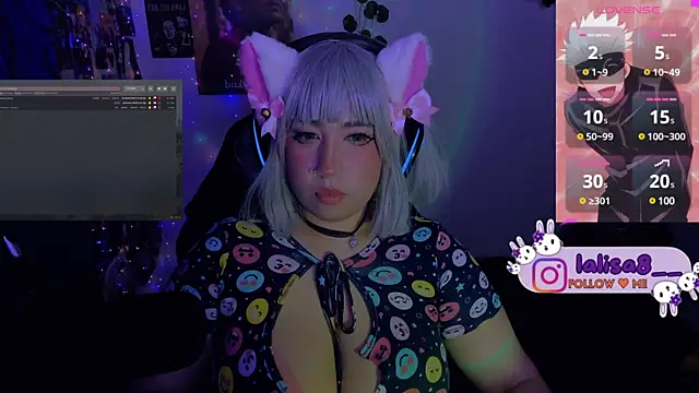 Snapshot of lalisa8 chatting on 11, 1, 2025 lalisa8 online show from 11, 1, 2025