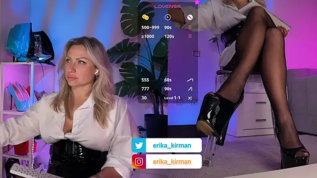 Erika Kirman online show from 16, 6, 2026