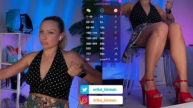 Erika Kirman online show from 26, 6, 2026