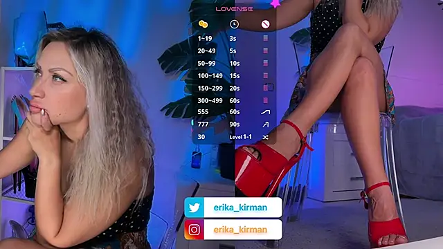 Erika Kirman online show from 27, 6, 2026