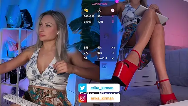 Erika Kirman online show from 4, 7, 2026