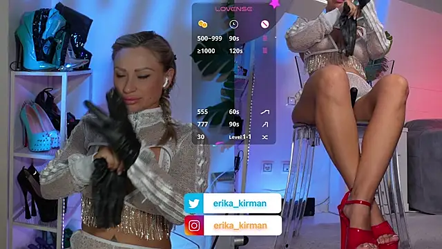 Erika Kirman online show from 12, 7, 2026