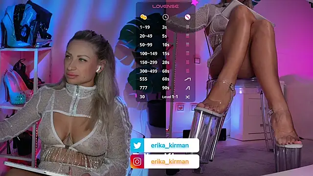 Erika Kirman online show from 28, 7, 2026