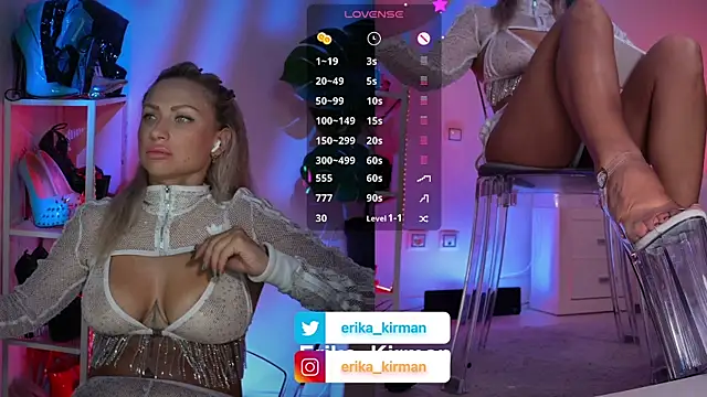 Erika Kirman online show from 28, 7, 2026