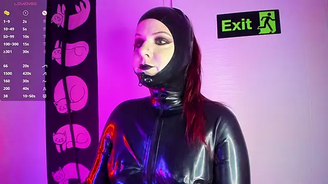 auroralatexprincess online show from 25, 11, 2025