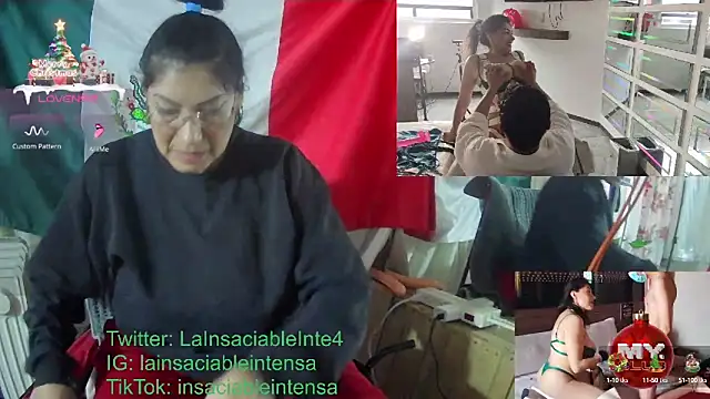LaInsaciableIntensa online show from 20, 1, 2025